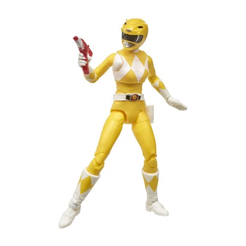 Power Rangers Lightning Collection Mighty Morphin Yellow Ranger 6-Inch Action Figure, Not Mint
