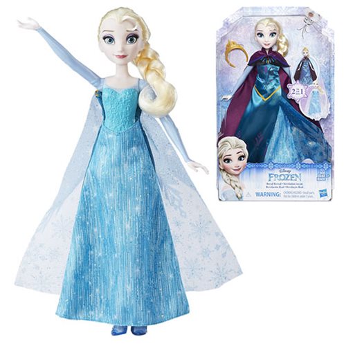 Frozen Disney's Elsa's Royal Reveal, Elsa Doll with 2