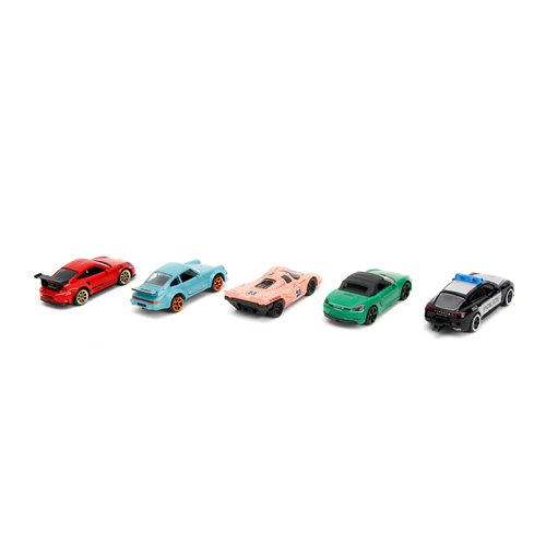 Majorette Porsche 1:64 Scale Die-Cast Metal Vehicle Wave 2 5-Pack