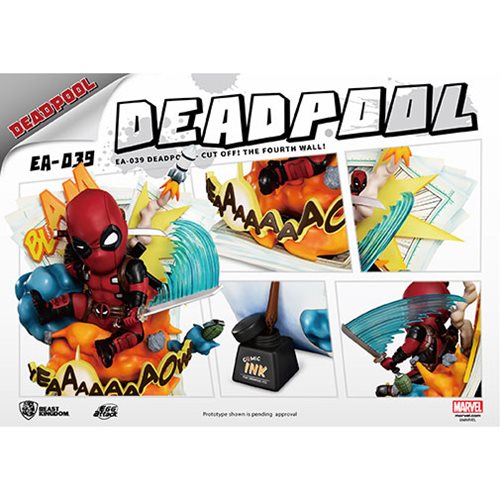 Marvel Deadpool Cut Off The Fourth Wall  EA-039 Statue - Previews Exclusive