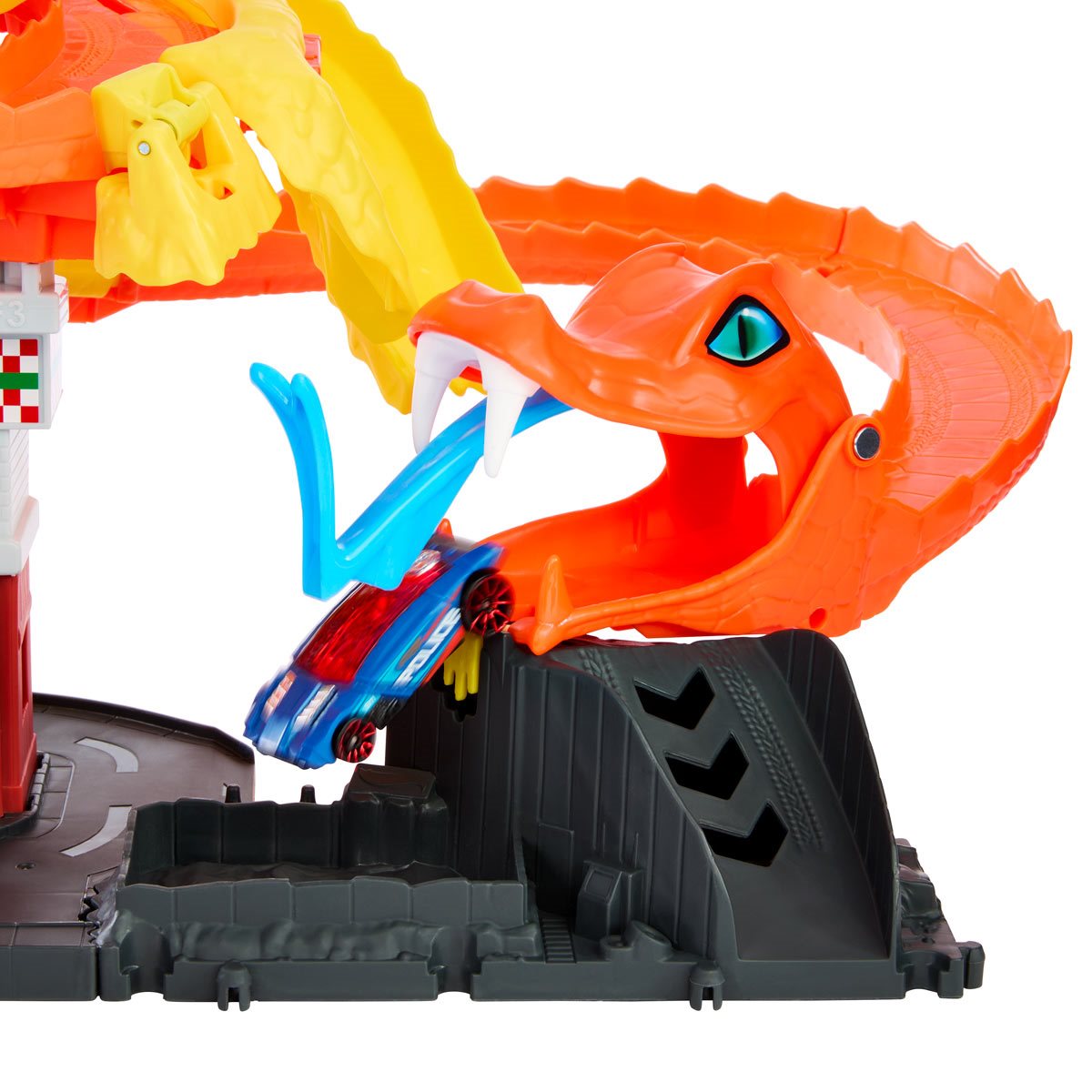 Hot Wheels Cobra Adventure Playset Snake-Themed Fun Set, Fighting Giant  Cobra From Cars Jail, Can Be Linked With Other Sets - AliExpress