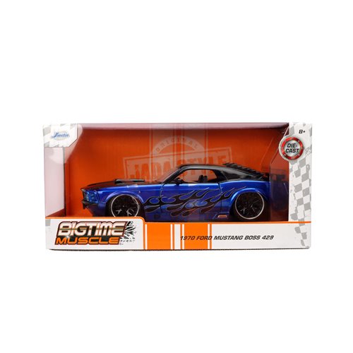 Bigtime Muscle 1970 Ford Mustand Boss 429 1:24 Scale Die-Cast Metal Vehicle
