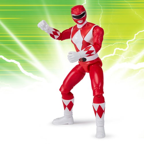Mighty Morphin Power Rangers: Re-Ignition Tyrannosaurus Battle Bike Vehicle with Red Ranger Action F