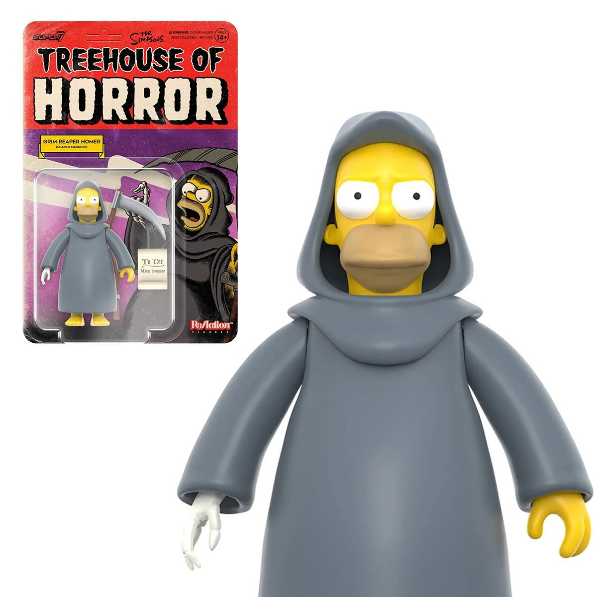 The Simpsons Treehouse Of Horror Grim Reaper Homer Simpson 3/4-Inch ...