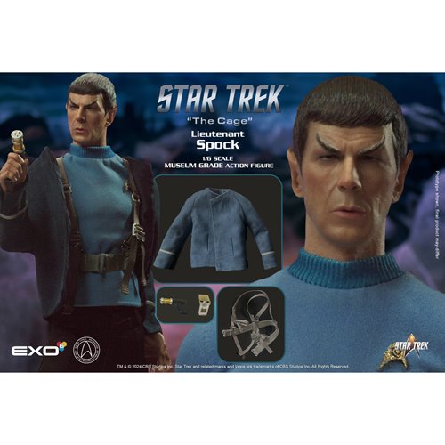Star Trek: The Original Series The Cage Lieutenant Spock 1:6 Scale Action Figure