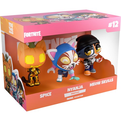 Fortnite Collection Spice, Nyanja & Meowskulls Minitooz Vinyl Figure 3-Pack