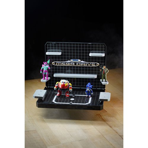 Console Heroes Sega Mega Drive Supervillain Boss Bundle Playset with Sonic the Hedgehog Cartridge