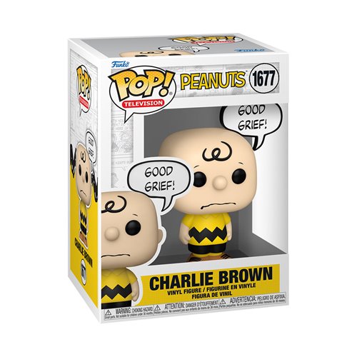Peanuts Charlie Brown Good Grief Funko Pop Vinyl Figure