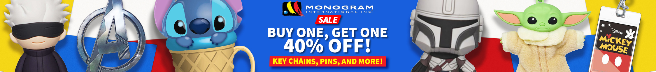 Buy One,Get One 40% Off on Monogram