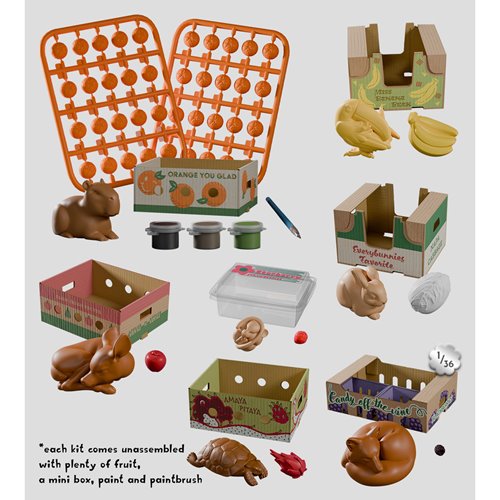 Fruit Box Stowaways DIY Craft Kit Blind-Box Mini-Figure Case of 6