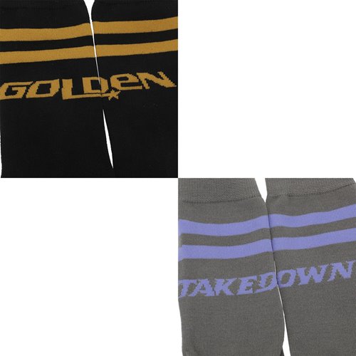 KPop Demon Hunters Song Logos Crew Sock 5-Pack