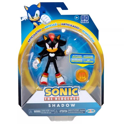 Sonic the Hedgehog: Shadow 4-Inch Action Figure, Not Mint