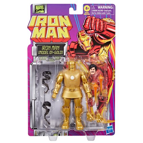 Iron Man Marvel Legends Iron Man (Model 01 - Gold) 6-Inch Action Figure
