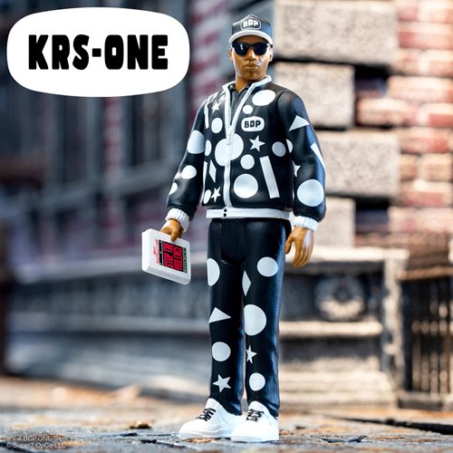 KRS-One KRS-1 (Self Destruction) 3 3/4-Inch ReAction Figure