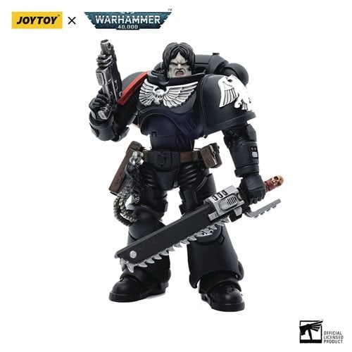 Joy Toy Warhammer 40,000 Raven Guard Intercessors Brother Colvane 1:18 Scale Action Figure