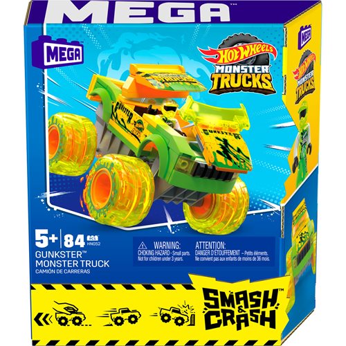 Hot Wheels Mega  Smash 'N Crash Gunkster Monster Truck