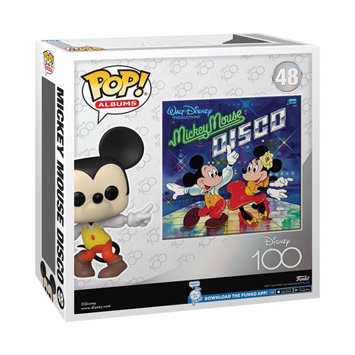 Disney 100 Mickey Mouse Disco Pop! Album Figure #48 with Case