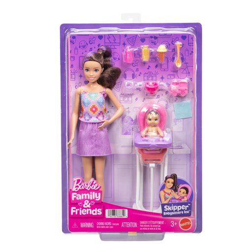 Barbie Family & Friends Skipper High Chair Playset and Doll
