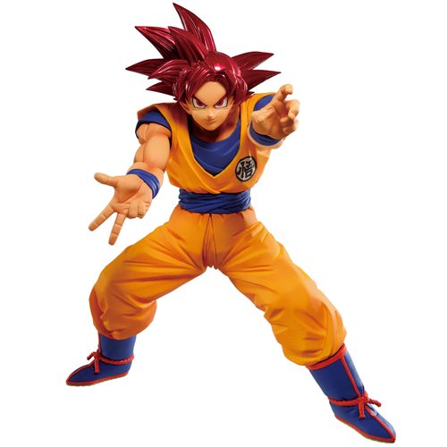 Dragon Ball Super Maximatic Super Saiyan God Goku V Statue