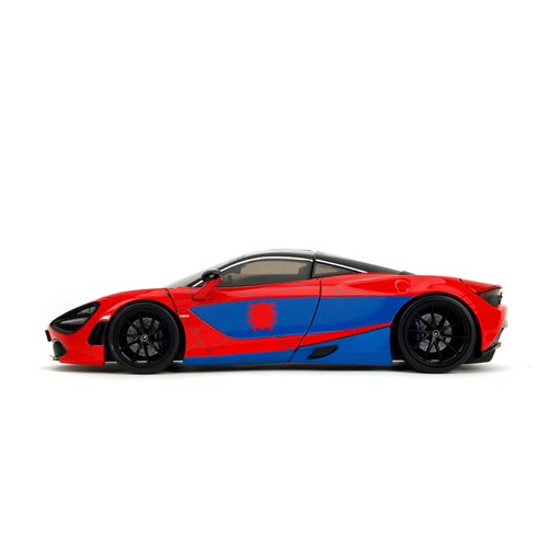 Hollywood Rides Marvel Spider-Man McLaren 720S 1:24 Scale Die-Cast Metal Vehicle with Spider-Man Fig