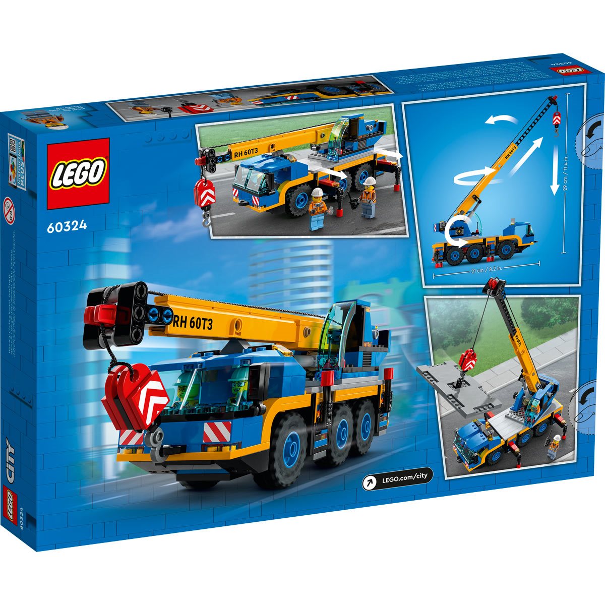 LEGO 60324 City Mobile Crane Entertainment Earth