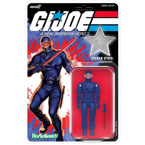 G.I. Joe Snake Eyes (America's 250th Anniversary) 3 3/4-Inch ReAction+ Figure