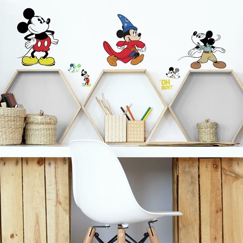 Mickey Mouse the True Original 90th Anniversary Peel and Stick Wall Decals