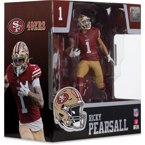 NFL SportsPicks San Francisco 49ers Ricky Pearsall 7-Inch Posed Figure