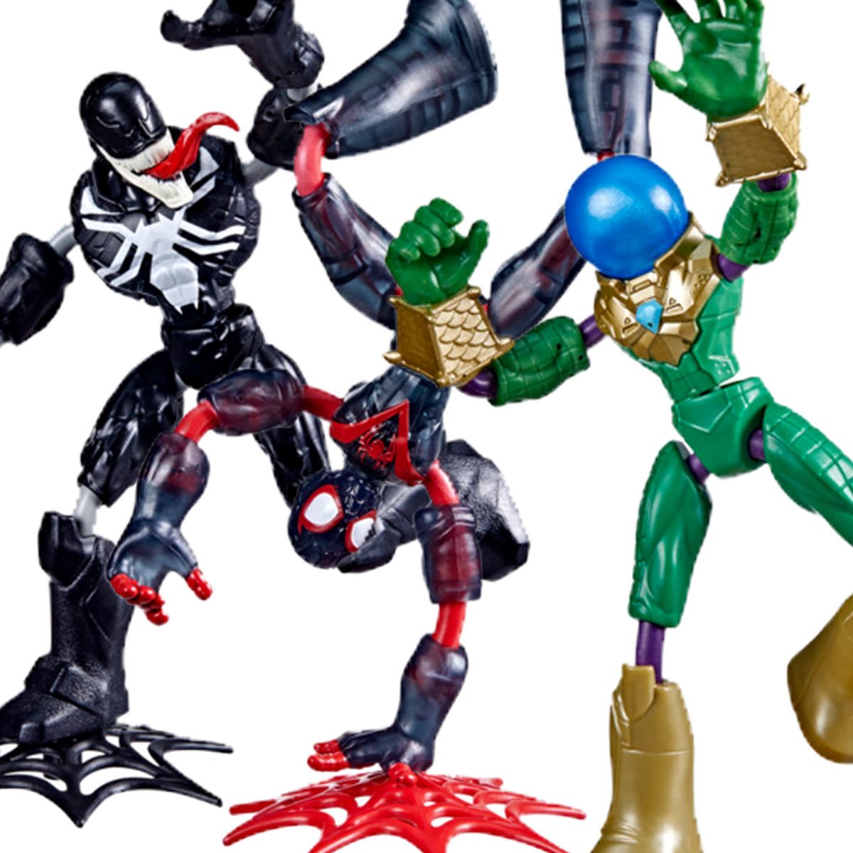 Spider-Man Bend and Flex Mission Action Figures Wave 1 Case