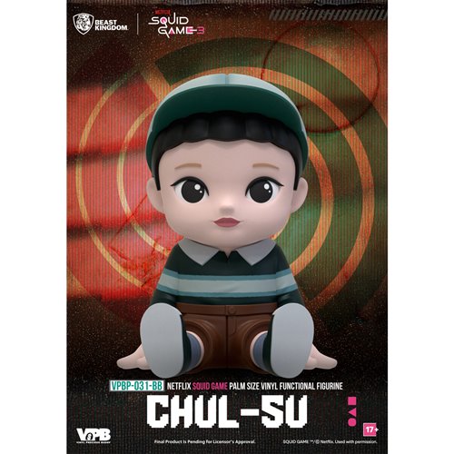 Squid Game VPBP-031 Palm Size Vinyl Functional Piggy Bank Blind Box Case of 6