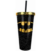 Batman 20 oz. Foil Cup with Straw