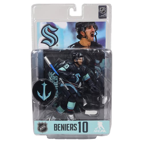 NHL SportsPicks Seattle Kraken Matty Beniers 7-Inch Scale Posed Figure