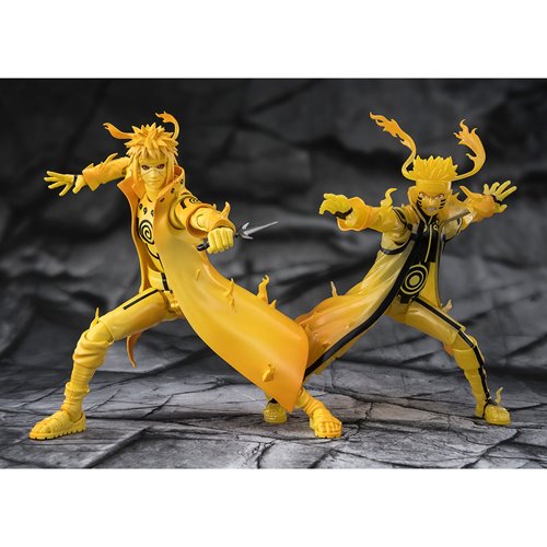 Naruto Minato Namikaze Kurama Link Mode Bond of Light That Shatters Darkness S.H.Figuarts Action Fig
