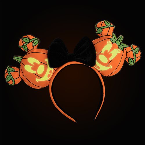 Disney Mickey Mouse Jack-O-Lantern Ears Headband
