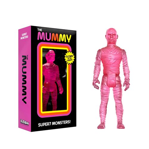 Universal Monsters The Mummy Luminators 3 3/4-Inch ReAction Figure