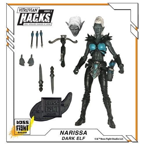 Vitruvian H.A.C.K.S. Series 2 Fantasy Wave 2 Narissa Leader of the Withered Branch Action Figure