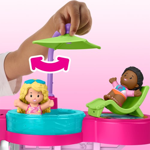 Little People Barbie Beach House Playset