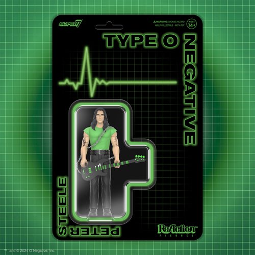 Type O Negative Peter Steele 3 3/4-Inch ReAction Figure