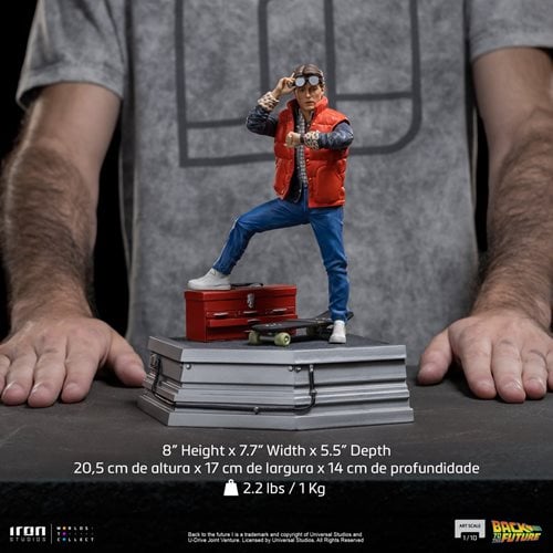 Back to the Future Part I Marty McFly Art 1:10 Scale Statue