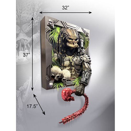 Predator 1:1 Scale Life-Size Wall Sculpture Mount
