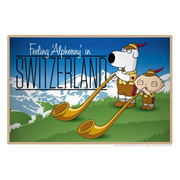 Family Guy Road to Switzerland Lithograph Print