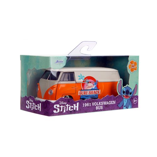Hollywood Rides Lilo & Stitch 1961 Volkswagen Bus 1:32 Scale Die-Cast Metal Vehicle