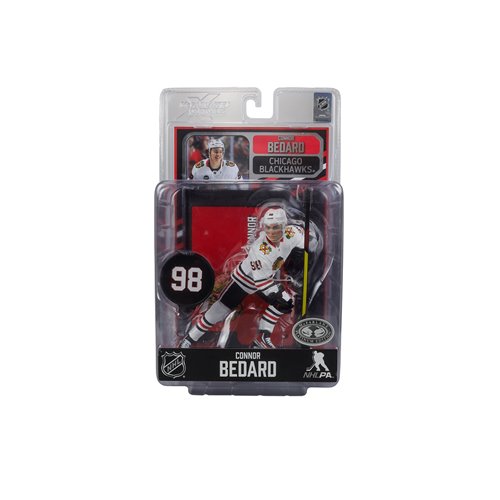 NHL SportsPicks Chicago Blackhawks Connor Bedard 2 7-Inch Scale Posed Figure Case of 6