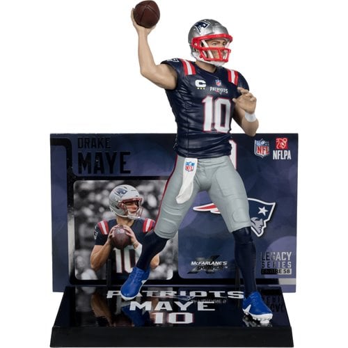 NFL SportsPicks New England Patriots Drake Maye 7-Inch Posed Figure