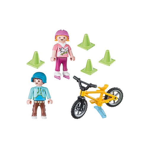 Playmobil 70061 Special Plus Children Action Figures with Skates and Bike