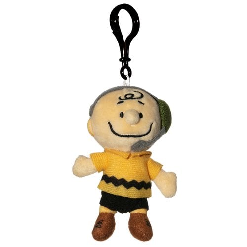 Snoopy in Space Charlie Brown Mission Control 4-Inch Clipsters Plush