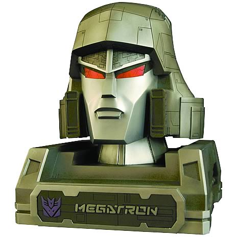 transformers animated megatron head