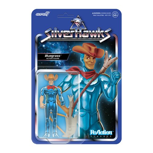 SilverHawks Bluegrass (Toy Version) 3 3/4-Inch ReAction Figure