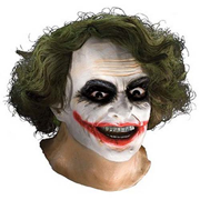 Batman The Dark Knight The Joker Full Latex Mask with Hair