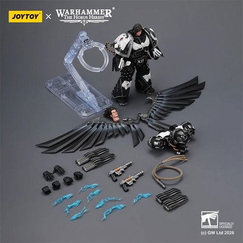 Joy Toy Warhammer The Horus Heresy Raven Guard Corvus Corax Primarch Of The XIX Legion 1:18 Scale Ac